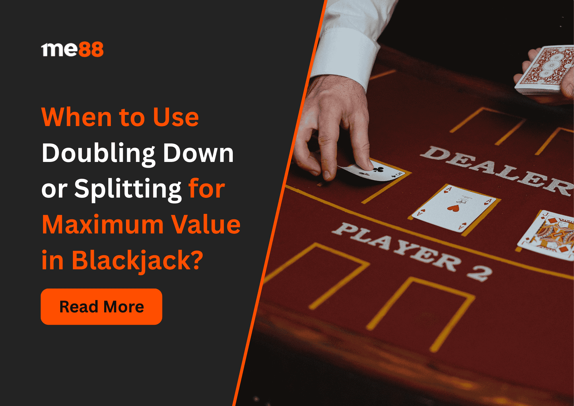 When to Use Doubling Down or Splitting for Maximum Value in Blackjack